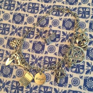 BTVS Slayer bracelet, book ring